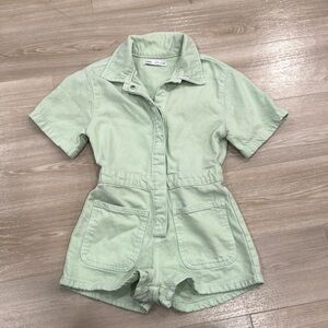 Zara Denim Playsuit